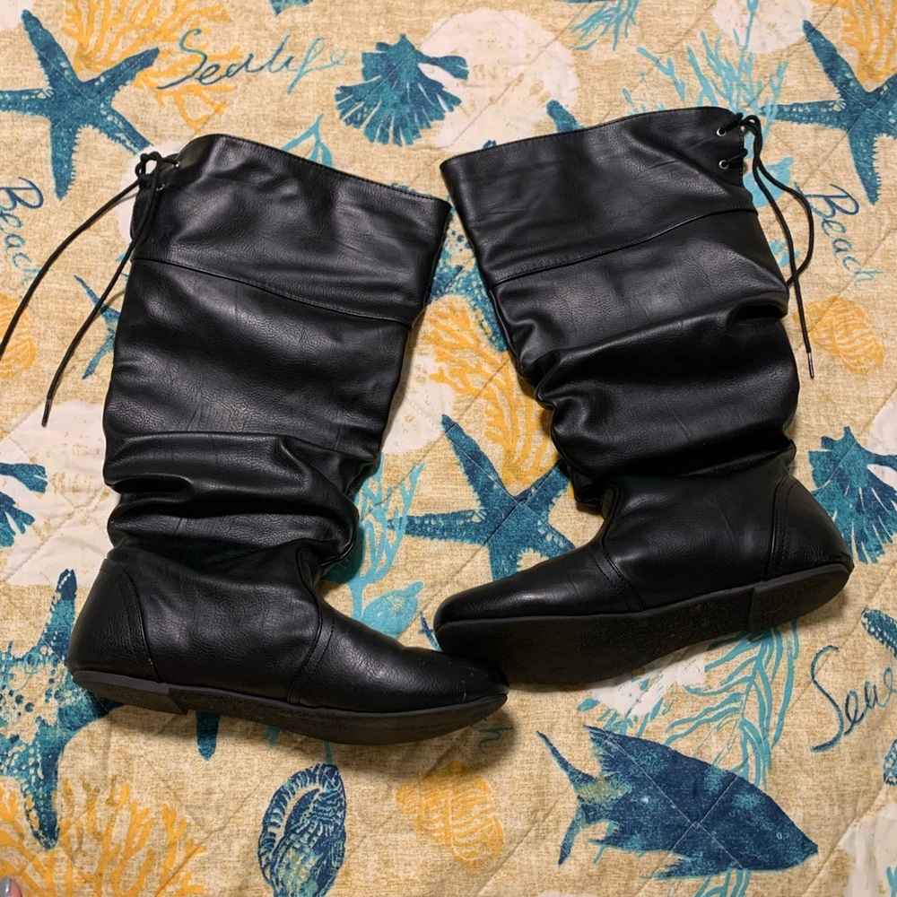 Black boots
